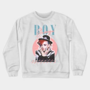 Boy George Vintage Style 80s Fan Art Design Crewneck Sweatshirt